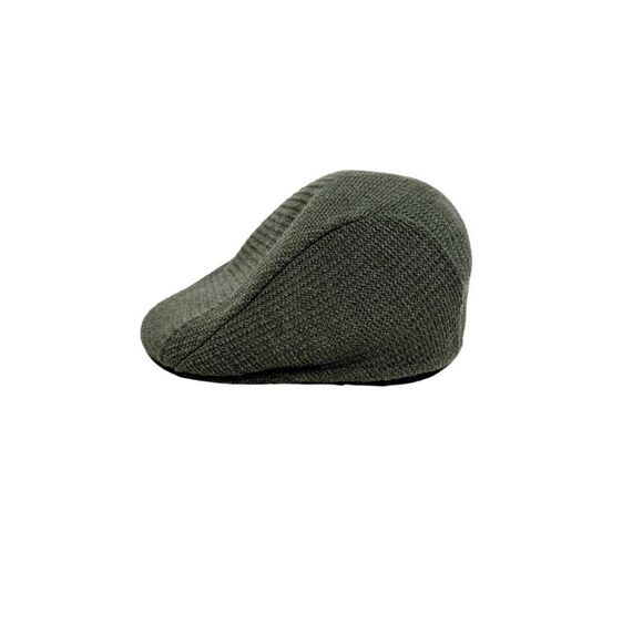 Kangol gray knit newsboy cap - Picture 1 of 11
